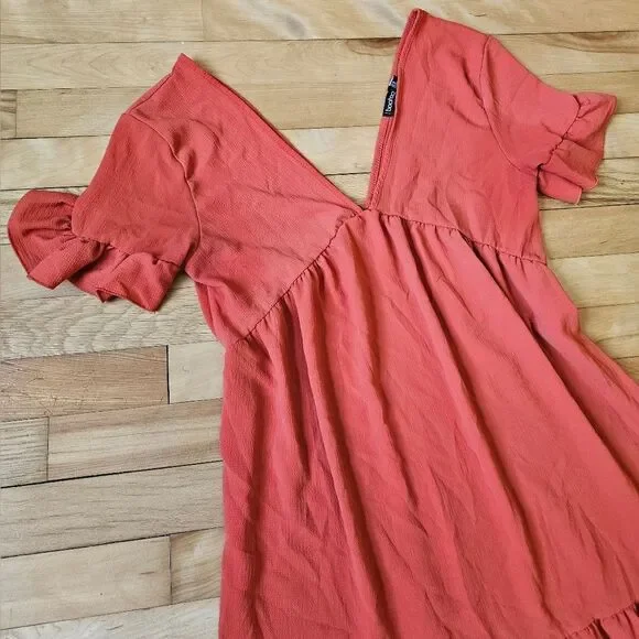 Boohoo Orange Dress - Picture 3 of 9